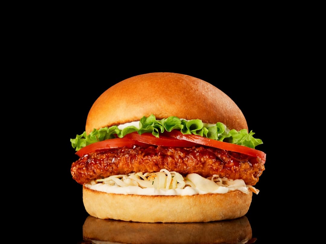 Հավի ստրիպսով բուրգեր